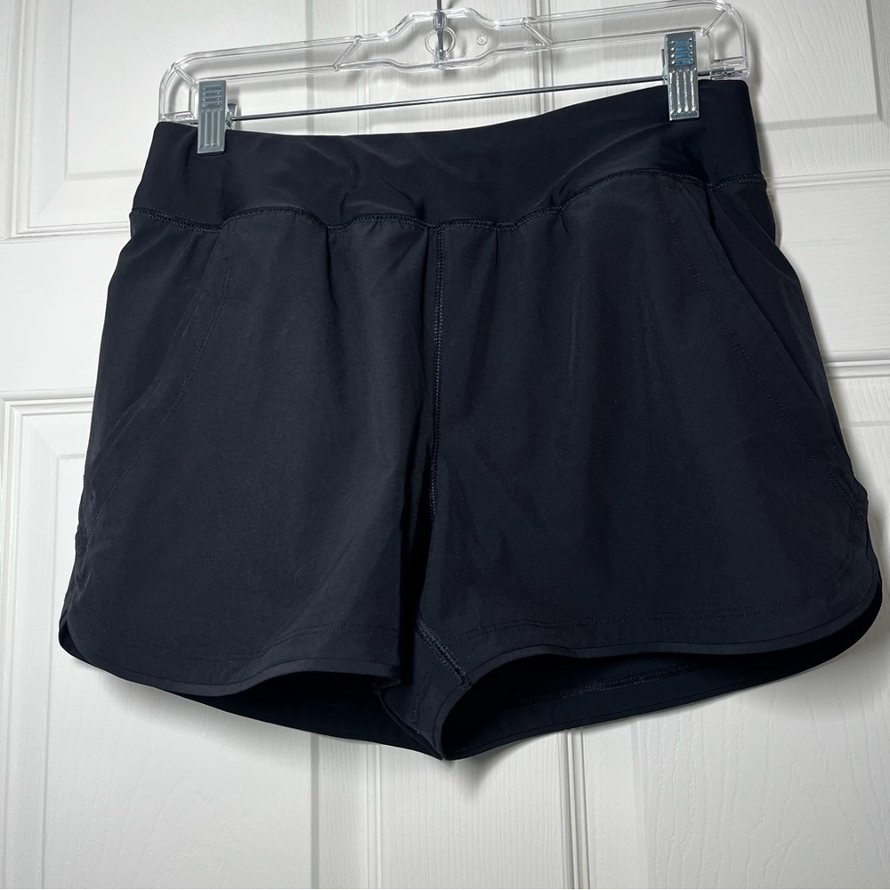 Lands' End Black Swim Shorts size 6